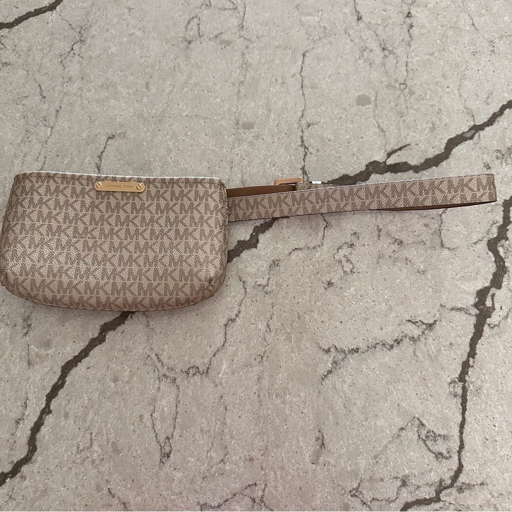 Michael Kors Brown Monogram Belt Bag Fanny Pack